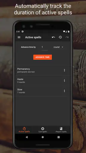 Spell Tracker (Pathfinder 1e) screenshot