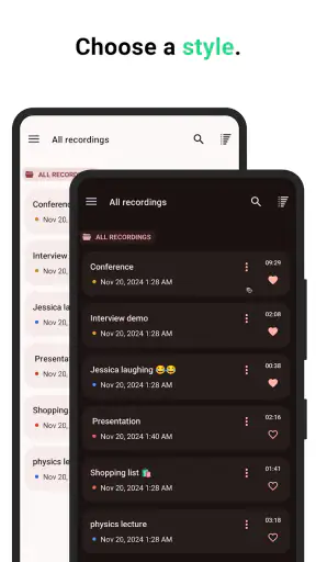 Stemme Optager screenshot