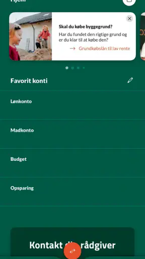 Sydjysk Sparekasse mobilbank screenshot