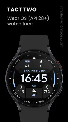 TACT TWO: Watch face screenshot