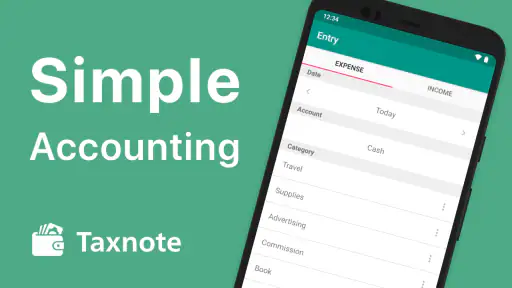 Taxnote Accounting Bookkeeping screenshot