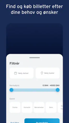 Teaterbilletter screenshot