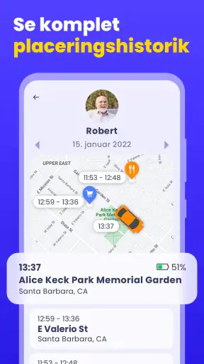 Telefonsporer screenshot