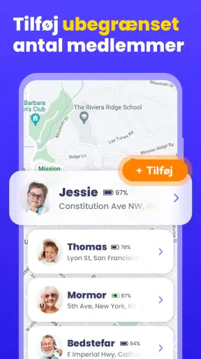 Telefonsporer screenshot