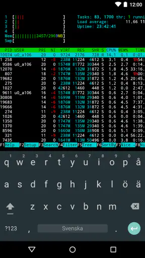 Termux screenshot