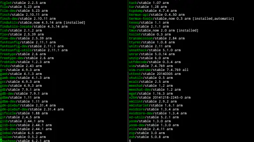 Termux screenshot