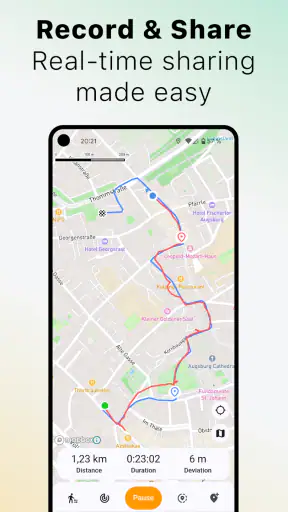 The Mantrailing App screenshot