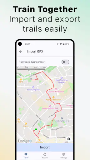 The Mantrailing App screenshot