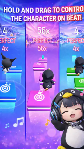Tiles Dance Gugu Gaga Penguin screenshot