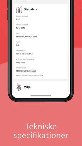 TjekBil - Nummerpladetjek screenshot