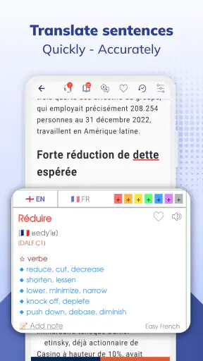Todaii: Learn French by news screenshot