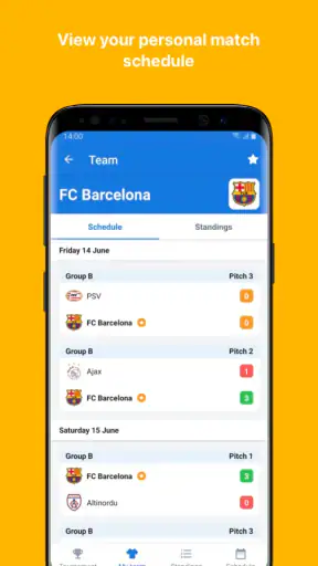 Tournify screenshot