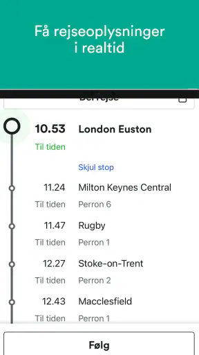 Trainline: Togrejser i Europa screenshot