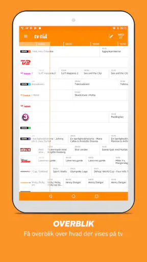 tvtid – Dansk tv-guide screenshot