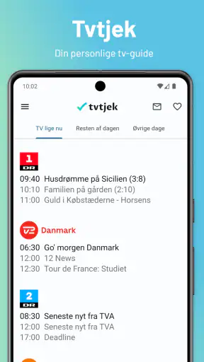 Tvtjek - Dansk TV-Guide screenshot