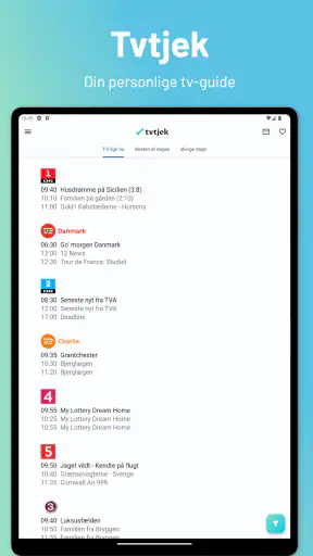 Tvtjek - Dansk TV-Guide screenshot