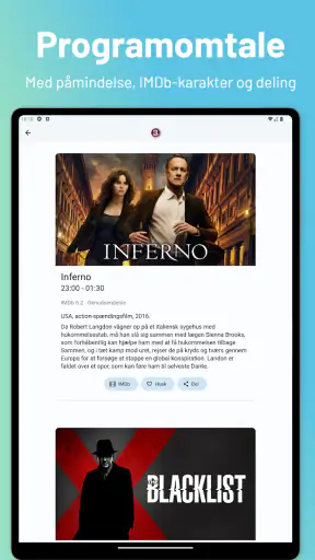Tvtjek - Dansk TV-Guide screenshot