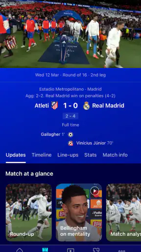 UEFA Champions League Official screenshot