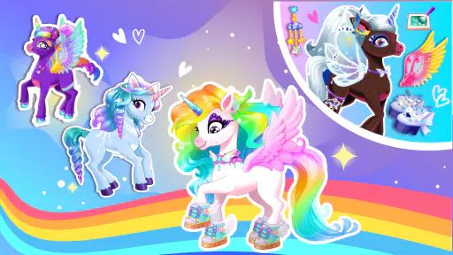 Unicorn Dress up Game for Kids screenshot