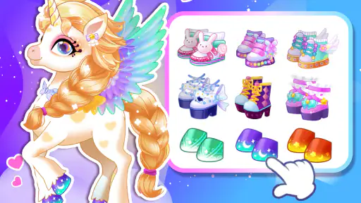 Unicorn Dress up Game for Kids screenshot