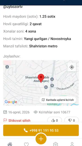 UyBozorTV screenshot