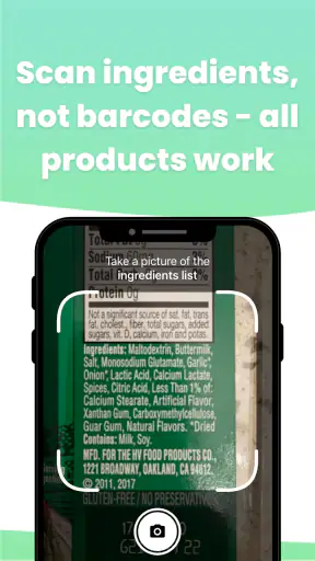 Vegan Scanner - WhatsVegan screenshot