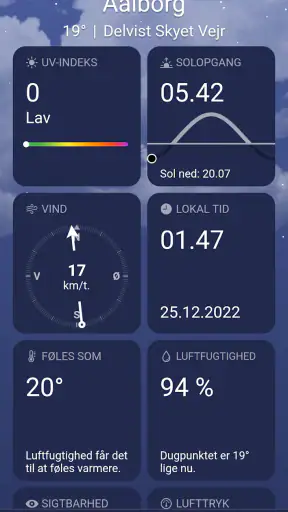 Vejr screenshot
