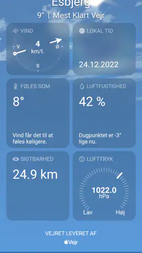 Vejr screenshot