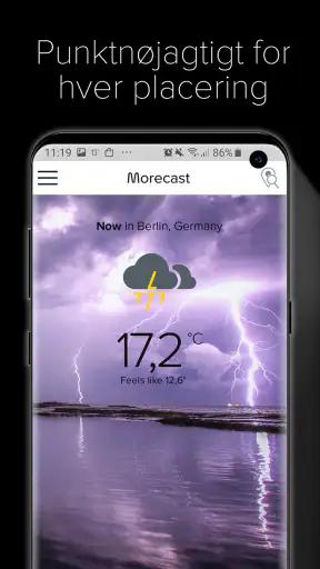 Vejrapp & Radar - Morecast screenshot