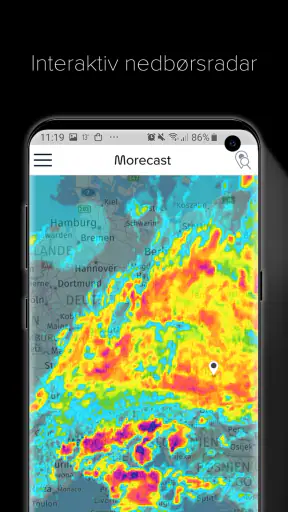 Vejrapp & Radar - Morecast screenshot