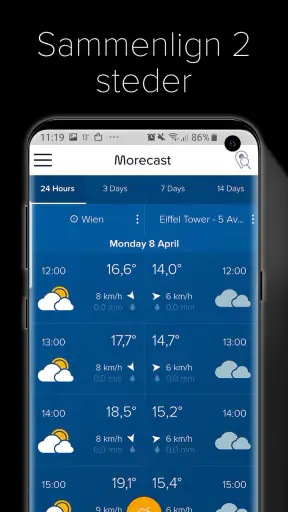 Vejrapp & Radar - Morecast screenshot