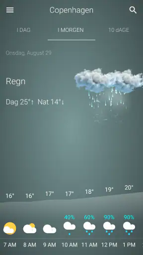 Vejret Danmark screenshot