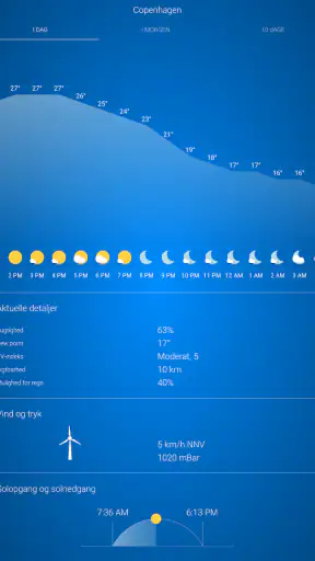 Vejret Danmark screenshot