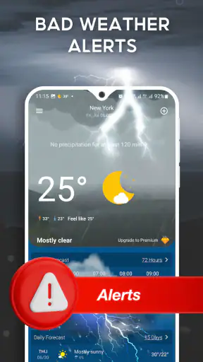 Vejrudsigt - Live vejr screenshot