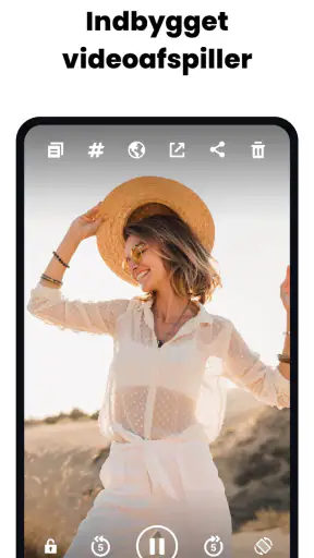 Videodownloader og -afspiller screenshot