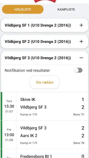 Vildbjerg Cup screenshot