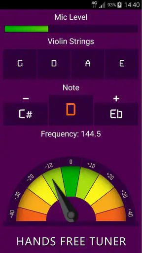 Violin Tuner screenshot
