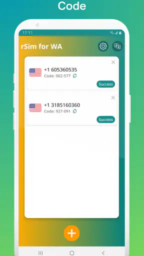 Virtual Number for WhatsApp screenshot