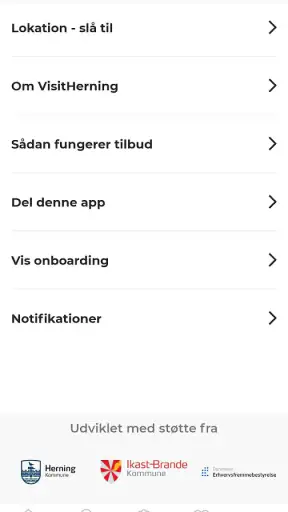 VisitHerning Explore screenshot