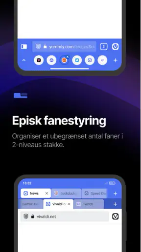 Vivaldi Browser: Hurtig&Sikker screenshot