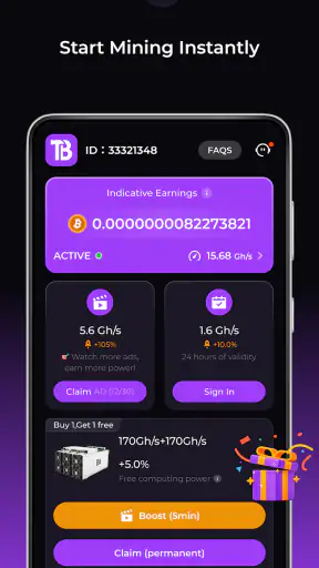 VTRX Miner: Cloud Tool screenshot