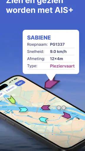 Waterkaarten: Boat Navigation screenshot
