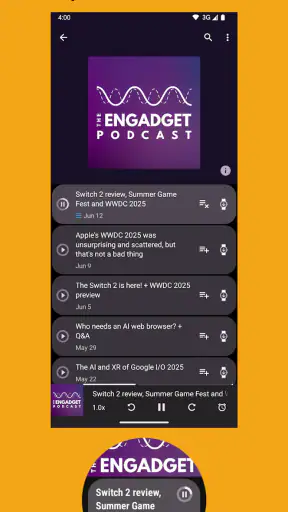 Wear Casts: Podcasts and MP3 screenshot