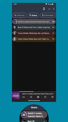 Wear Casts: Podcasts and MP3 screenshot