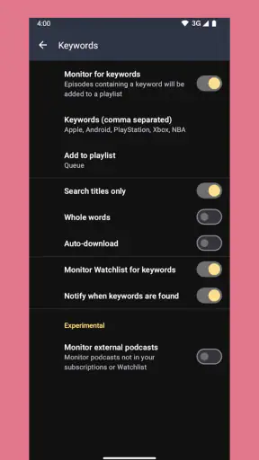 Wear Casts: Podcasts and MP3 screenshot