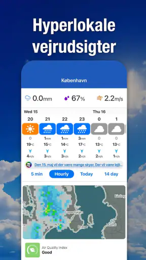 Weathernews Vejrudsigt screenshot