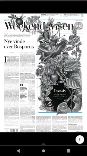 Weekendavisen e-avis screenshot