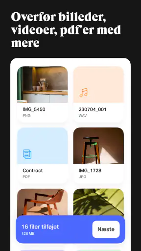 WeTransfer: Filoverførsel screenshot