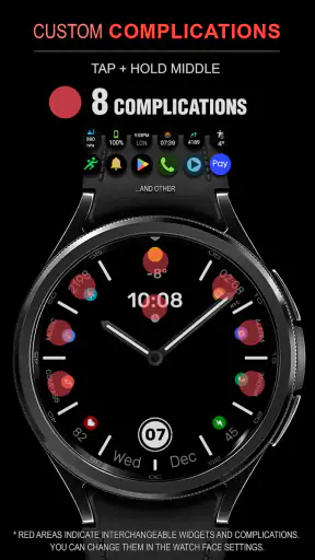 WFP 305 Butterfly watch face screenshot