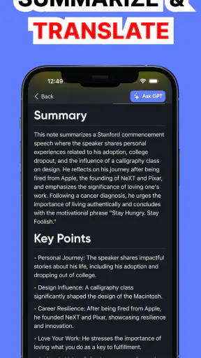 Whisper AI: Speech to Text screenshot